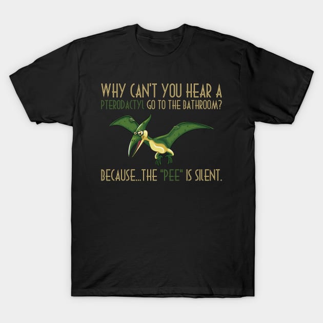 Pterodactyl Funny Pun T-Shirt by mBs